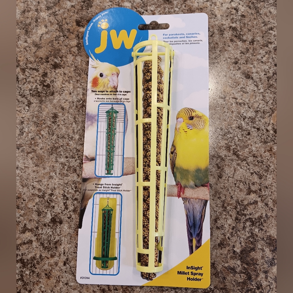 Millet Spray Holder Pet Birds Parakeets Canary Cockatiels Finches